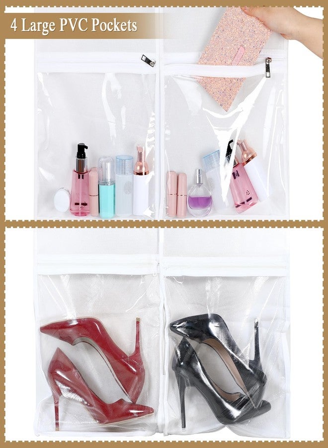 Ribbonlic 2 Packs 70" Wedding Dress Garment Bag with 15" Gusseted Wedding Garment Tote Bag for Storage and Travel Prom - Image 4
